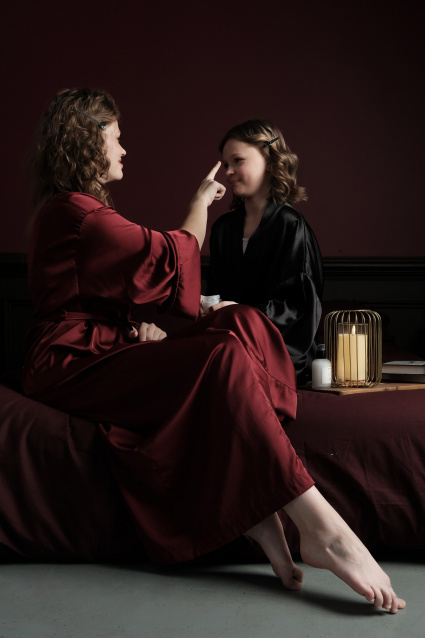 Семейная фотосессия в студии с детьми - заказать в Красноярске от фотостудии Fashion Box
 – фото № 15